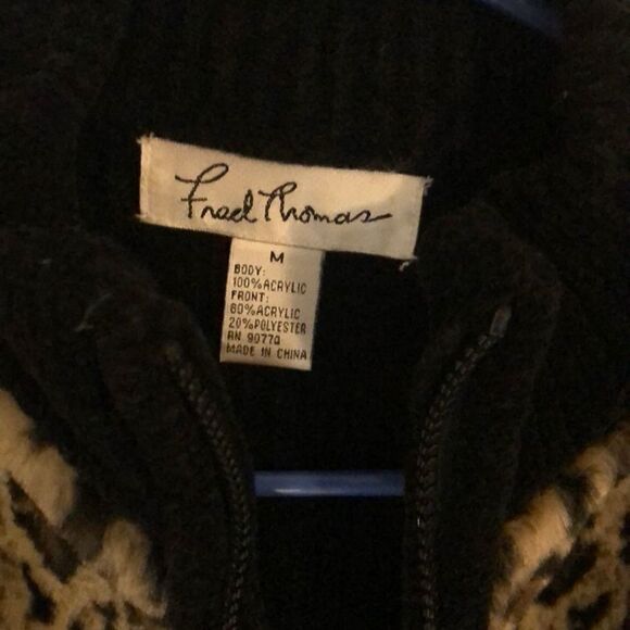 EUC Fred Thomas Full Zip Sweater/Jacket - Picture 3 of 5